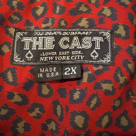 ▪️THE CAST NYC Leopard Print Dress Shirt - Picture 6 of 12